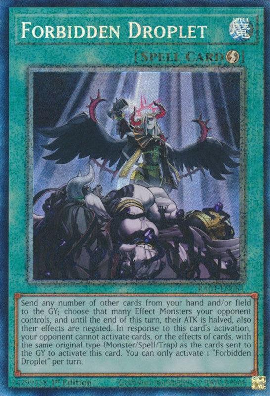 Forbidden Droplet [RA01-EN064] Prismatic Collector's Rare (ONLINE ORDER ONLY)