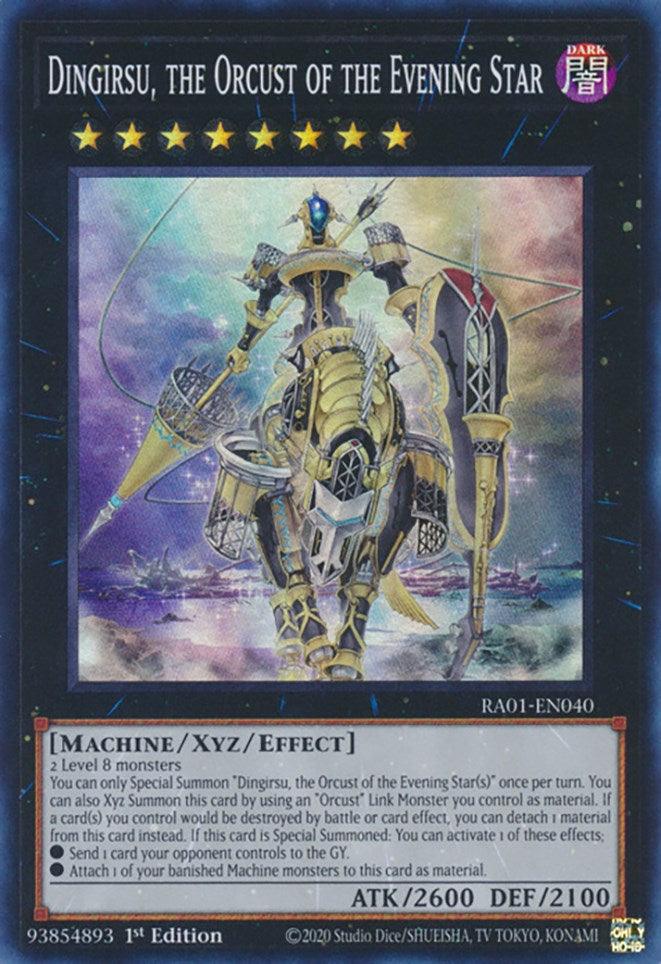 Dingirsu, the Orcust of the Evening Star [RA01-EN040] Super Rare (ONLINE ORDER ONLY)