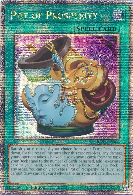 Pot of Prosperity [RA01-EN066] Quarter Century Secret Rare (ONLINE ORDER ONLY)