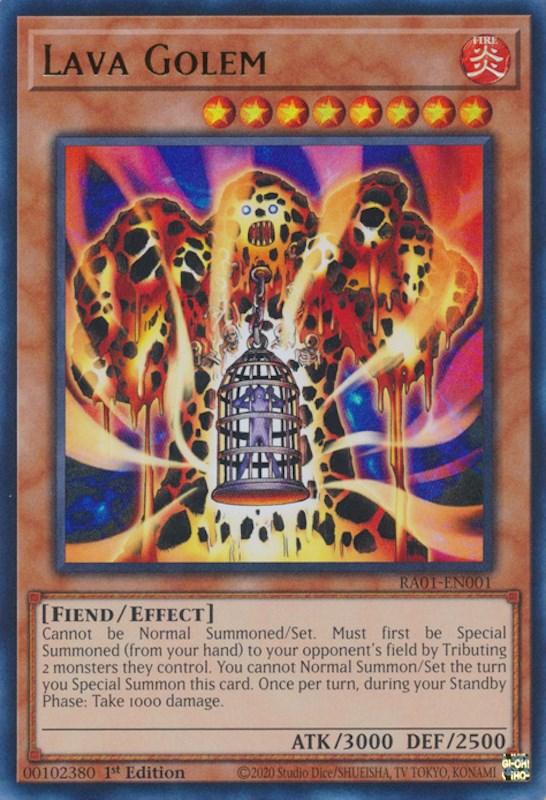 Lava Golem [RA01-EN001] Ultra Rare (ONLINE ORDER ONLY)