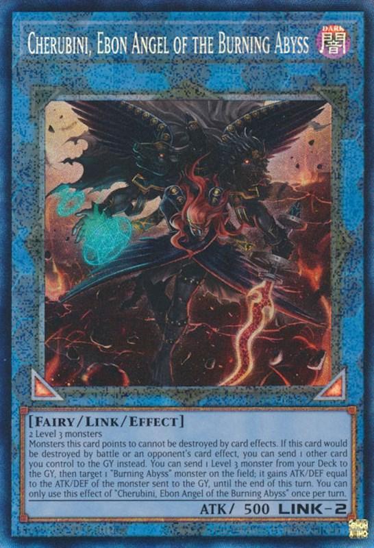 Cherubini, Ebon Angel of the Burning Abyss [RA01-EN042] Prismatic Collector's Rare (ONLINE ORDER ONLY)