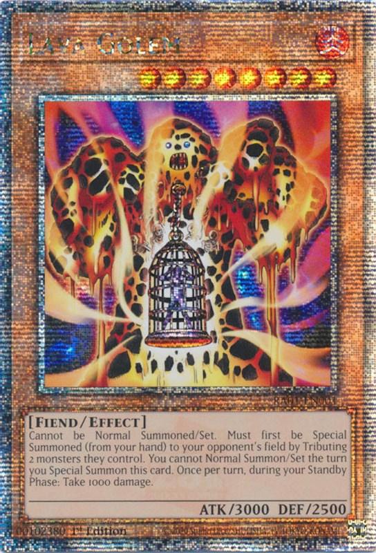 Lava Golem [RA01-EN001] Quarter Century Secret Rare (ONLINE ORDER ONLY)
