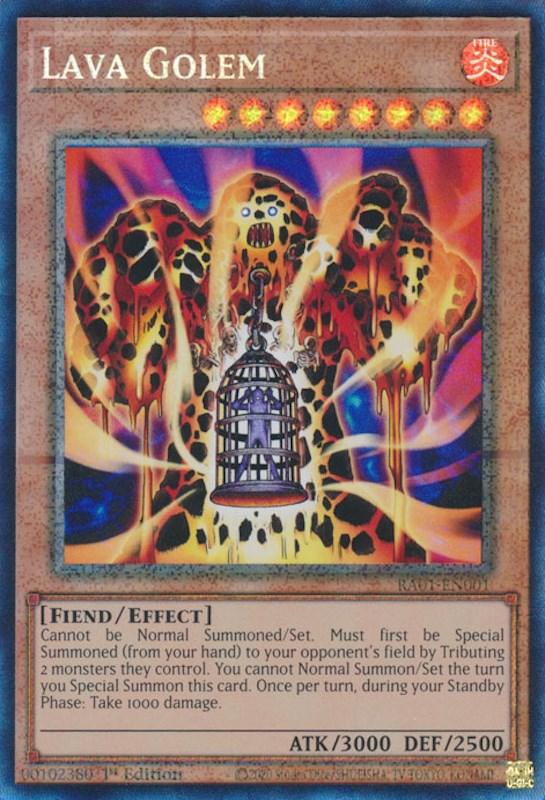 Lava Golem [RA01-EN001] Prismatic Collector's Rare (ONLINE ORDER ONLY)