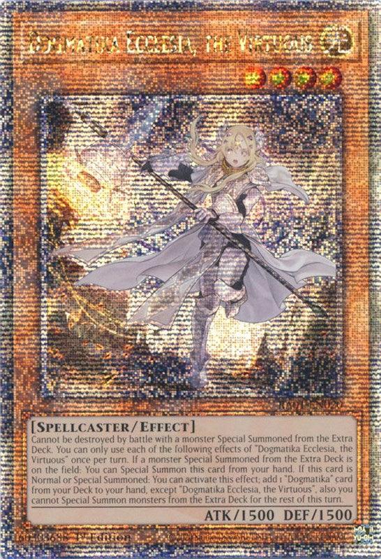 Dogmatika Ecclesia, the Virtuous [RA01-EN020] Quarter Century Secret Rare (ONLINE ORDER ONLY)