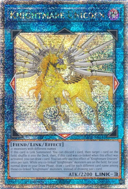 Knightmare Unicorn [RA01-EN043] Quarter Century Secret Rare (ONLINE ORDER ONLY)