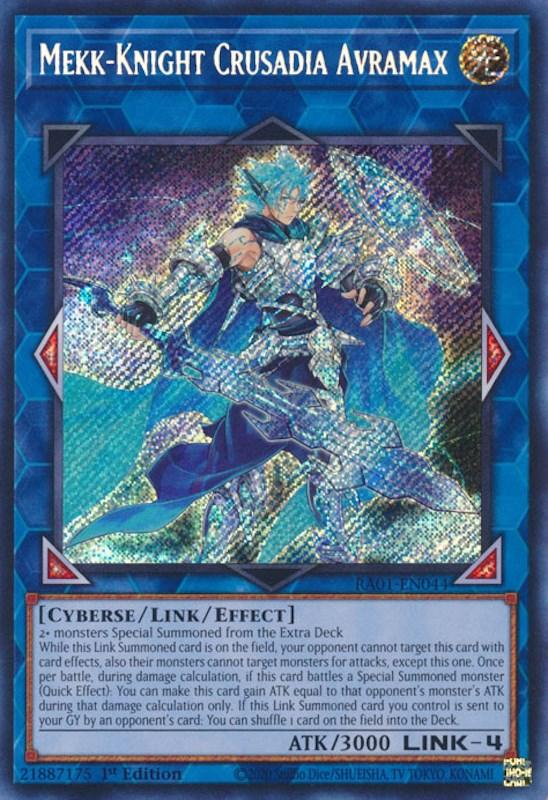 Mekk-Knight Crusadia Avramax [RA01-EN044] Secret Rare (ONLINE ORDER ONLY)