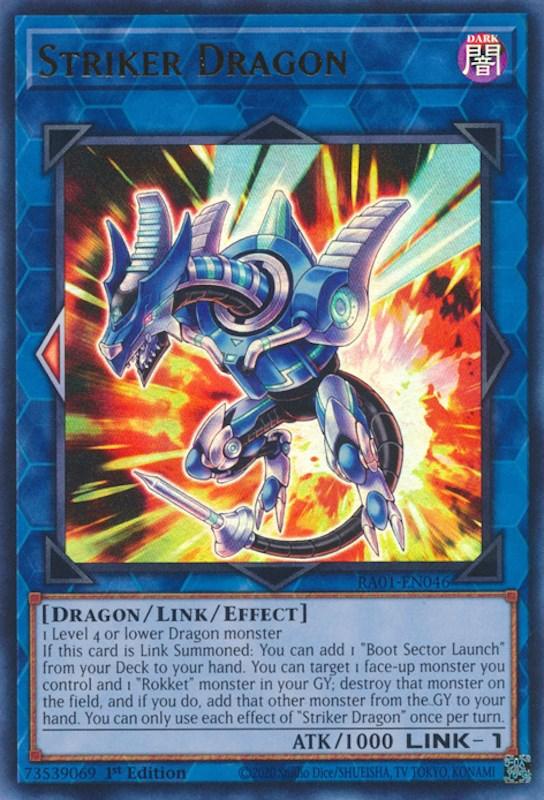 Striker Dragon [RA01-EN046] Ultra Rare (ONLINE ORDER ONLY)