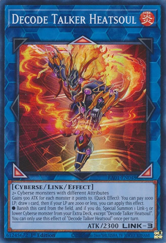 Decode Talker Heatsoul [RA01-EN048] Super Rare (ONLINE ORDER ONLY)