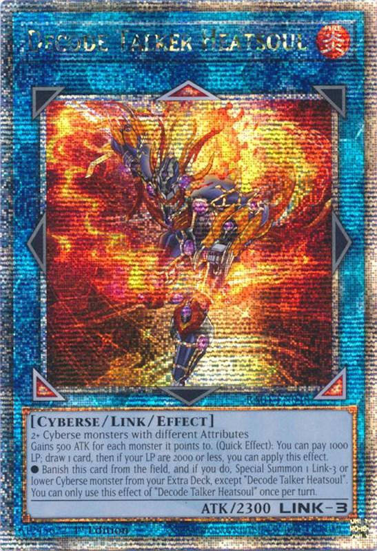 Decode Talker Heatsoul [RA01-EN048] Quarter Century Secret Rare (ONLINE ORDER ONLY)