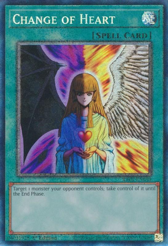 Change of Heart [RA01-EN050] Prismatic Collector's Rare (ONLINE ORDER ONLY)