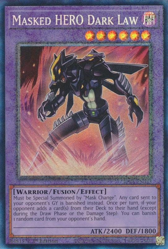 Masked HERO Dark Law [RA01-EN025] Prismatic Collector's Rare (ONLINE ORDER ONLY)