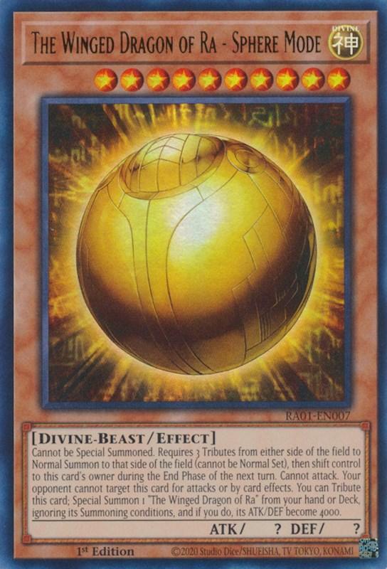 The Winged Dragon of Ra - Sphere Mode [RA01-EN007] Ultra Rare (ONLINE ORDER ONLY)