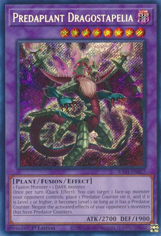 Predaplant Dragostapelia [RA01-EN027] Secret Rare (ONLINE ORDER ONLY)