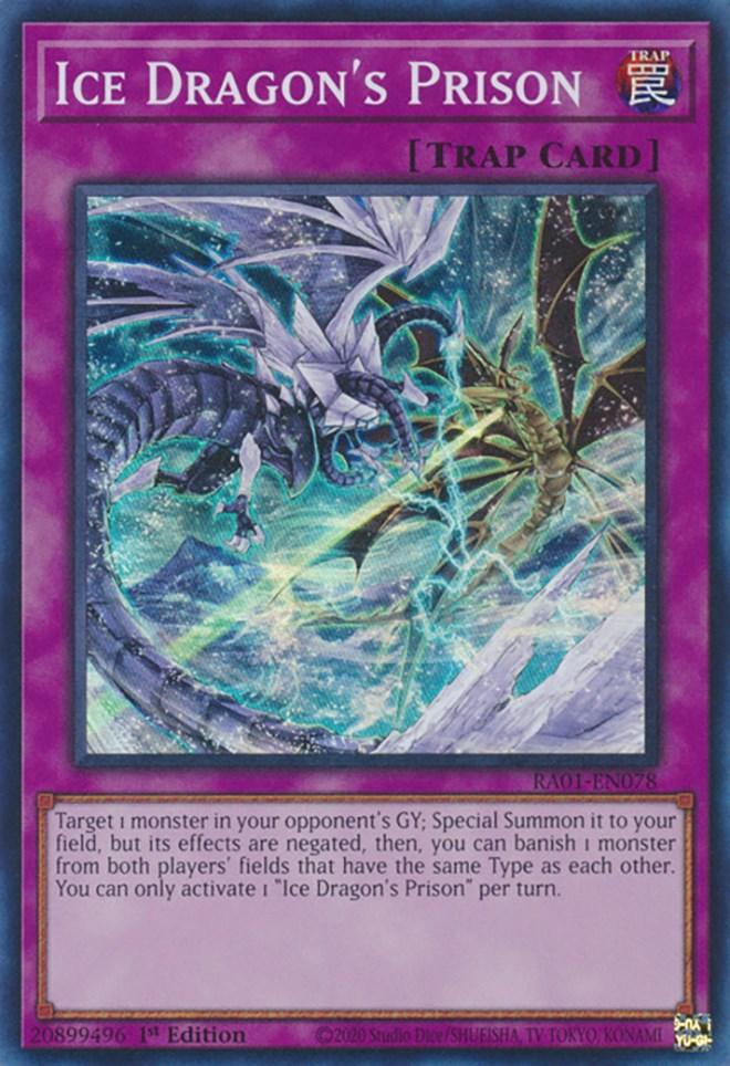 Ice Dragon's Prison [RA01-EN078] Super Rare (ONLINE ORDER ONLY)