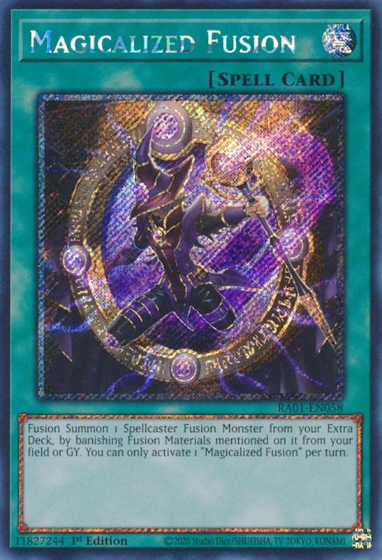 Magicalized Fusion [RA01-EN058] Platinum Secret Rare (ONLINE ORDER ONLY)