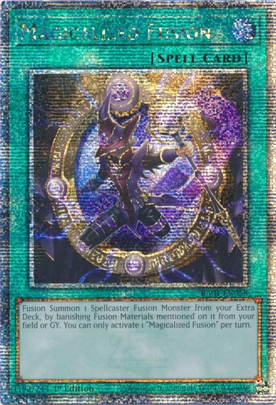 Magicalized Fusion [RA01-EN058] Quarter Century Secret Rare (ONLINE ORDER ONLY)