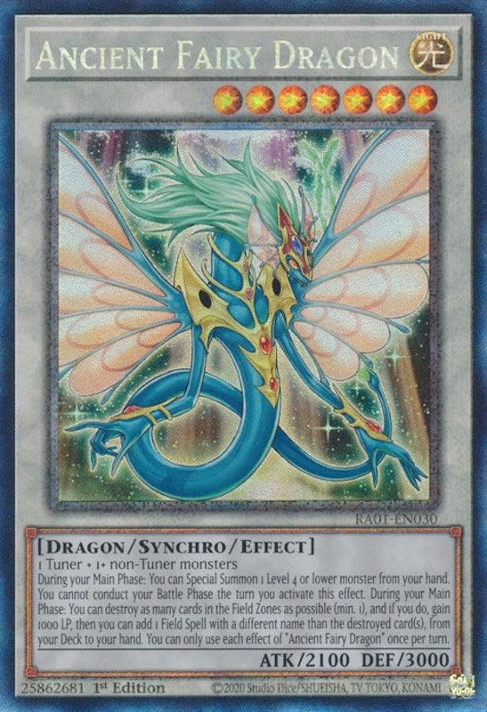 Ancient Fairy Dragon [RA01-EN030] Prismatic Collector's Rare (ONLINE ORDER ONLY)