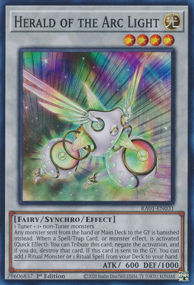 Herald of the Arc Light [RA01-EN031] Super Rare (ONLINE ORDER ONLY)