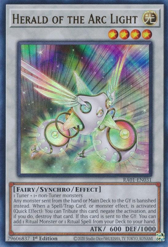 Herald of the Arc Light [RA01-EN031] Ultra Rare (ONLINE ORDER ONLY)