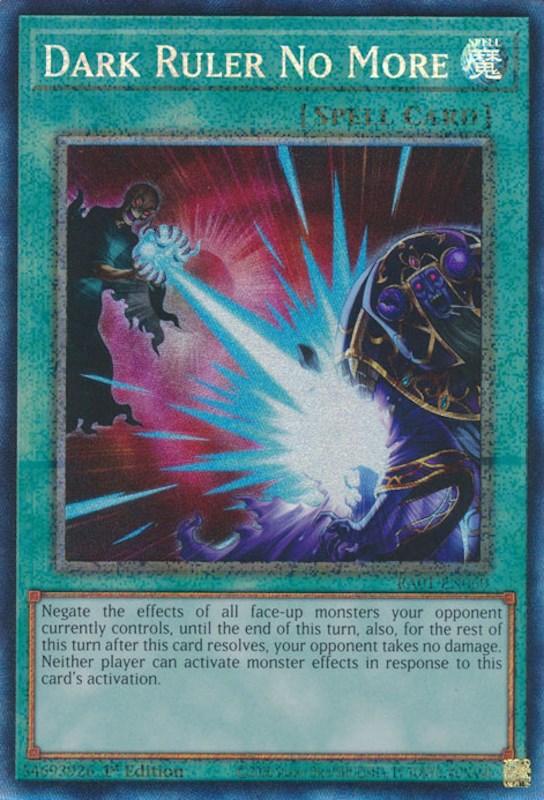 Dark Ruler No More [RA01-EN060] Prismatic Collector's Rare (ONLINE ORDER ONLY)