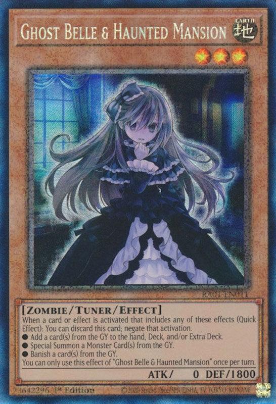 Ghost Belle & Haunted Mansion [RA01-EN011] Prismatic Collector's Rare (ONLINE ORDER ONLY)