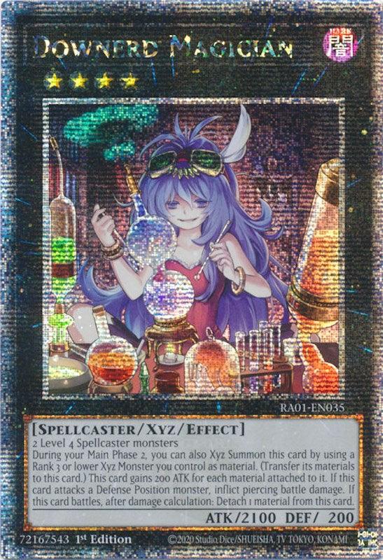 Downerd Magician [RA01-EN035] Quarter Century Secret Rare (ONLINE ORDER ONLY)