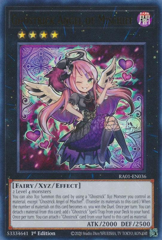 Ghostrick Angel of Mischief [RA01-EN036] Ultra Rare (ONLINE ORDER ONLY)