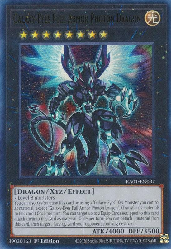 Galaxy-Eyes Full Armor Photon Dragon [RA01-EN037] Ultra Rare (ONLINE ORDER ONLY)