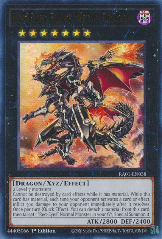 Red-Eyes Flare Metal Dragon [RA01-EN038] Ultra Rare (ONLINE ORDER ONLY)