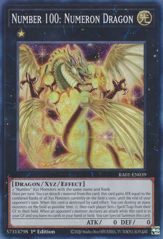 Number 100: Numeron Dragon [RA01-EN039] Super Rare (ONLINE ORDER ONLY)
