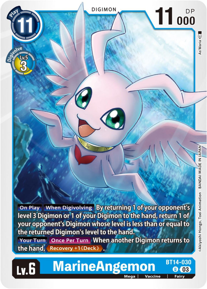 MarineAngemon [BT14-030] [Blast Ace] (ONLINE ORDER ONLY)