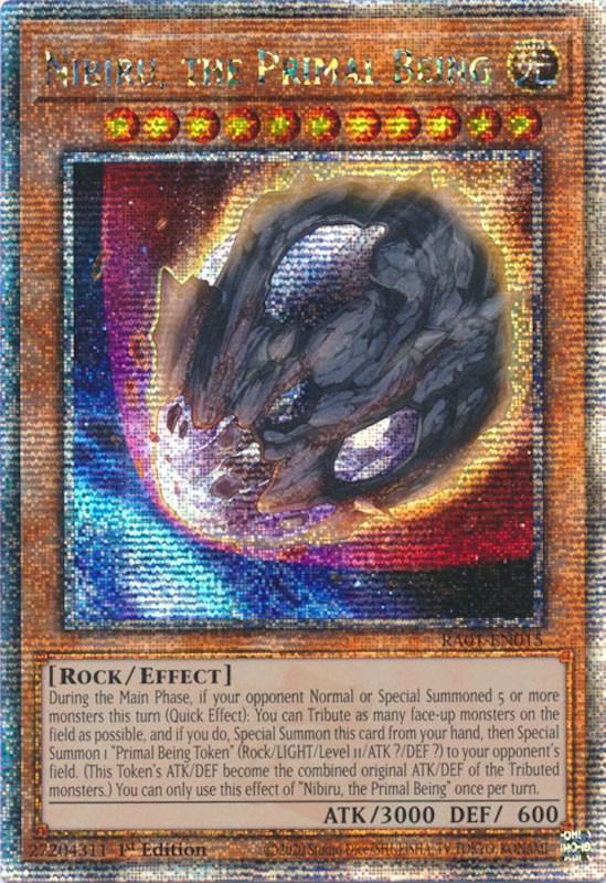 Nibiru, the Primal Being [RA01-EN015] Quarter Century Secret Rare (ONLINE ORDER ONLY)