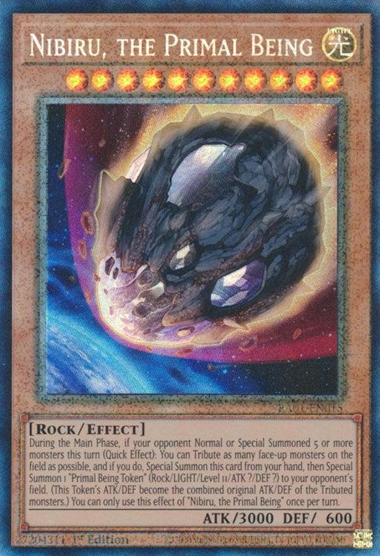 Nibiru, the Primal Being [RA01-EN015] Prismatic Collector's Rare (ONLINE ORDER ONLY)