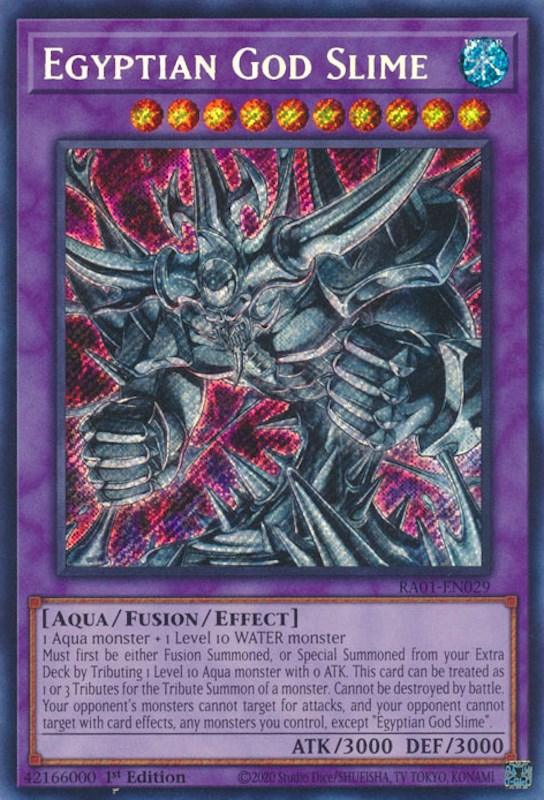 Egyptian God Slime [RA01-EN029] Secret Rare (ONLINE ORDER ONLY)