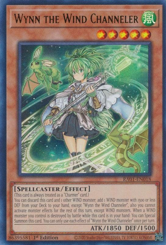 Wynn the Wind Channeler [RA01-EN018] Ultra Rare (ONLINE ORDER ONLY)
