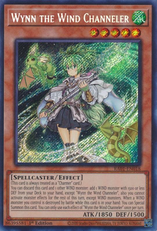 Wynn the Wind Channeler [RA01-EN018] Secret Rare (ONLINE ORDER ONLY)
