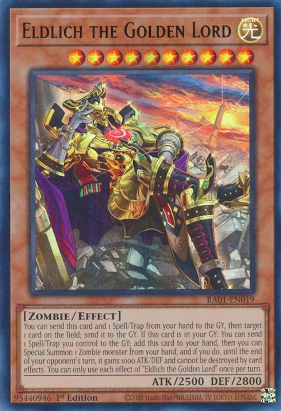 Eldlich the Golden Lord (Alternate Art) [RA01-EN019] Ultra Rare (ONLINE ORDER ONLY)