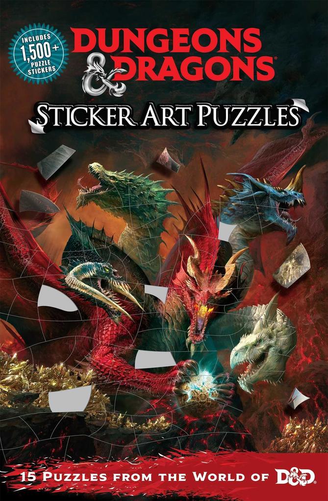 Dungeons & Dragons Sticker Art Puzzles (ONLINE ORDER ONLY)
