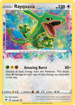Rayquaza (138/185) [Sword & Shield: Vivid Voltage] (Online Only)