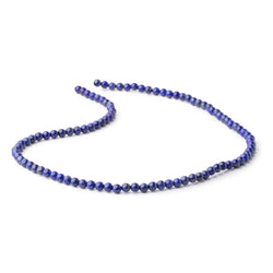 4mm Lapis Lazuli Plain Round Beads 16 inch 96 pieces