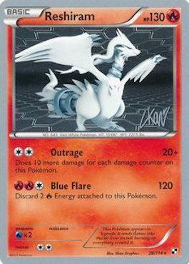 Reshiram (26/114) (Reshiphlosion - Christopher Kan) [World Championships 2011] (Online Only)
