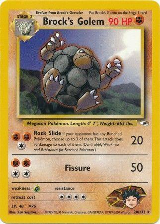 Brock's Golem (20/132) [Gym Heroes Unlimited] (Online Only)