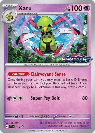Xatu (059) [Scarlet & Violet: Black Star Promos] (Online Only)