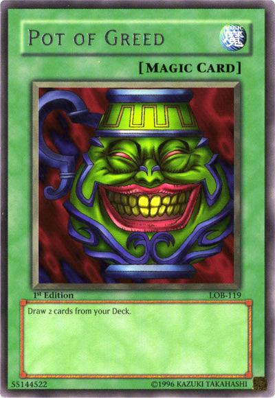 Pot of Greed [LOB-119] Rare (ONLINE ORDER ONLY)
