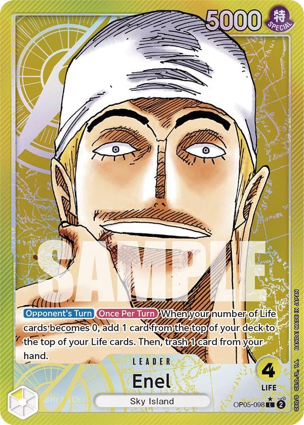 Enel (Alternate Art) [Awakening of the New Era] (ONLINE ORDER ONLY)