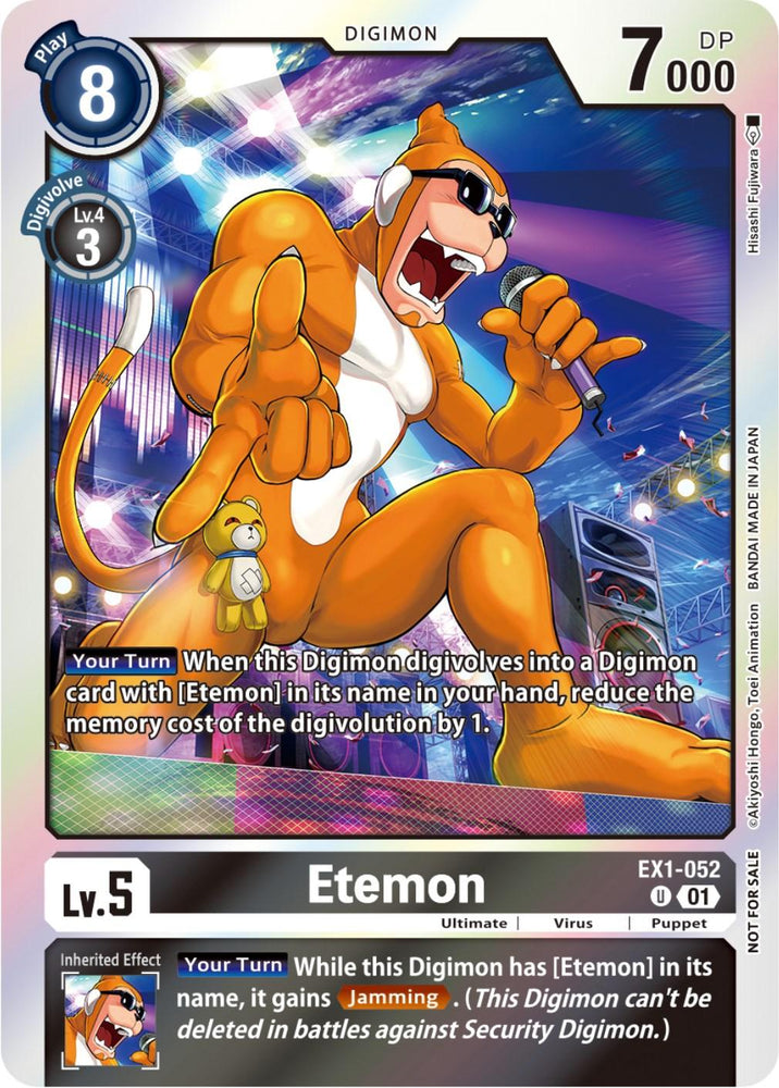 Etemon [EX1-052] (Blast Ace Double Pack Set) [Classic Collection] (ONLINE ORDER ONLY)