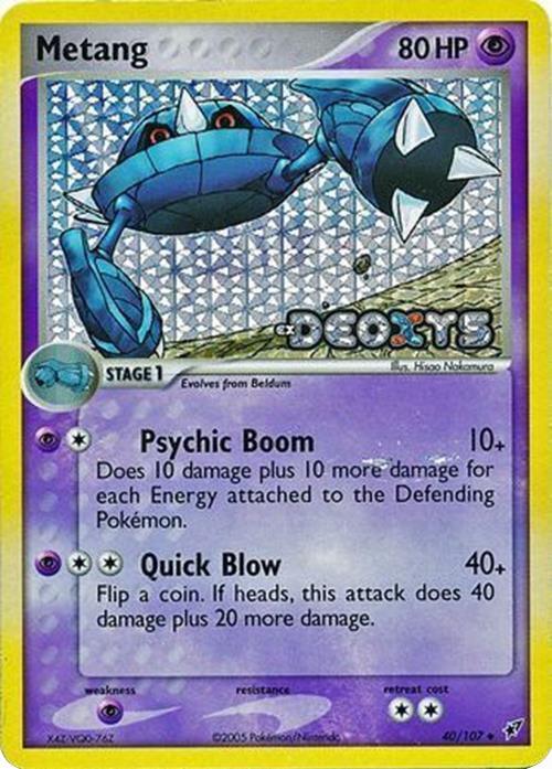 Metang (40/107) (Stamped) [EX: Deoxys] (Online Only)