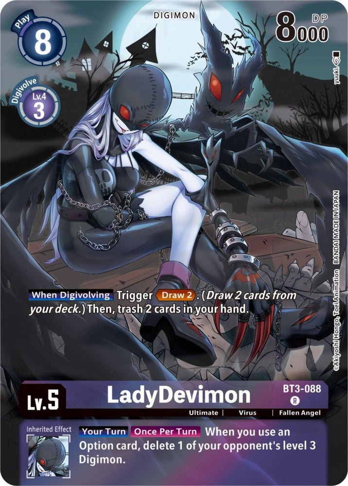 LadyDevimon [BT3-088] (Gift Box 2023) [Release Special Booster Promos] (ONLINE ORDER ONLY)