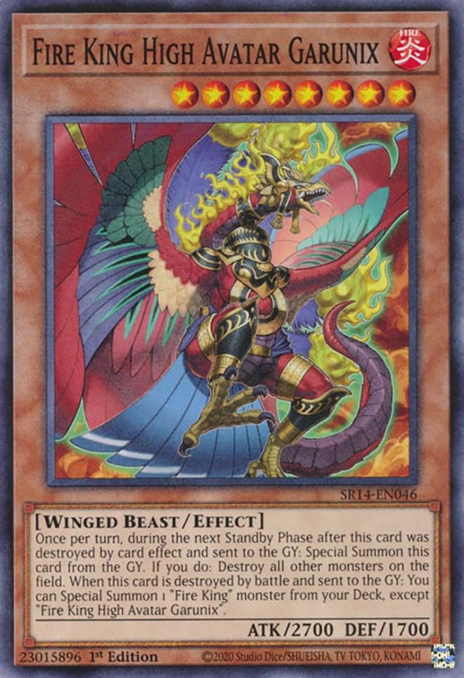 Fire King High Avatar Garunix [SR14-EN046] Common (ONLINE ORDER ONLY)