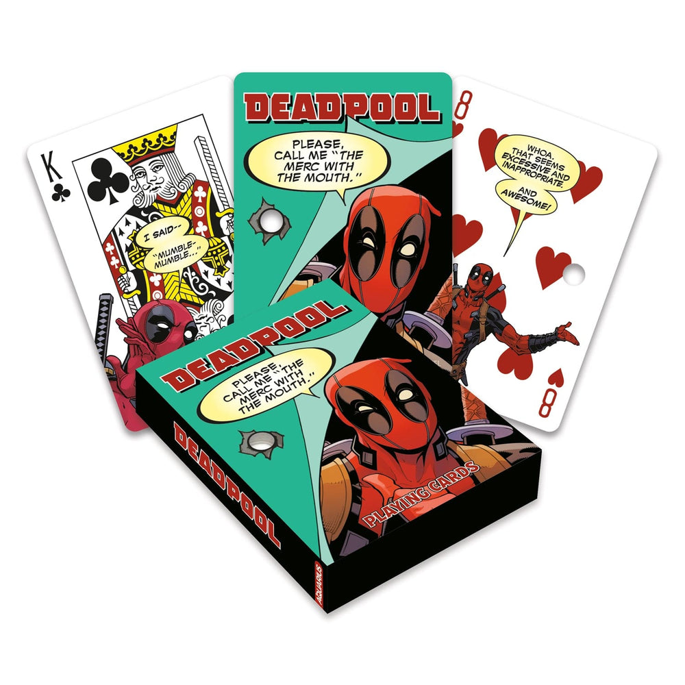 Aquarius: Playing Cards - Marvel - Deadpool - Quotes (ONLINE ORDER ONLY)